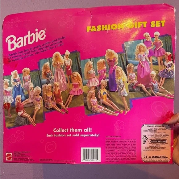Vintage 90s Barbie Doll Fashion Gift Set 6 Outfits Formal and Casual Clothes - Picture 8 of 8